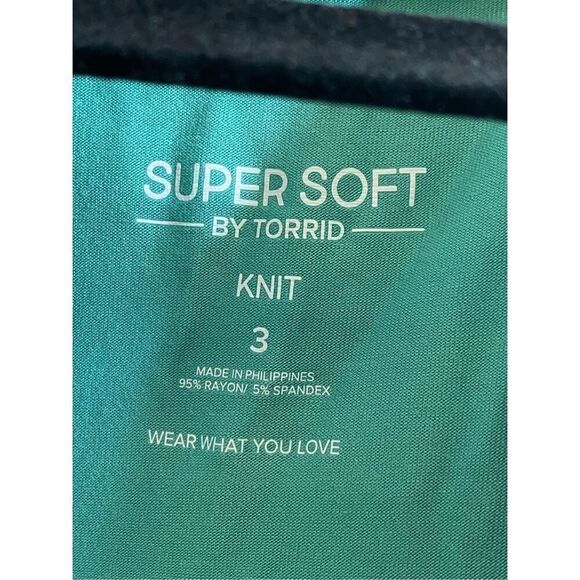 Torrid Super Soft Knit Cardigan Aqua Green Size 3X NWT - Picture 9 of 13